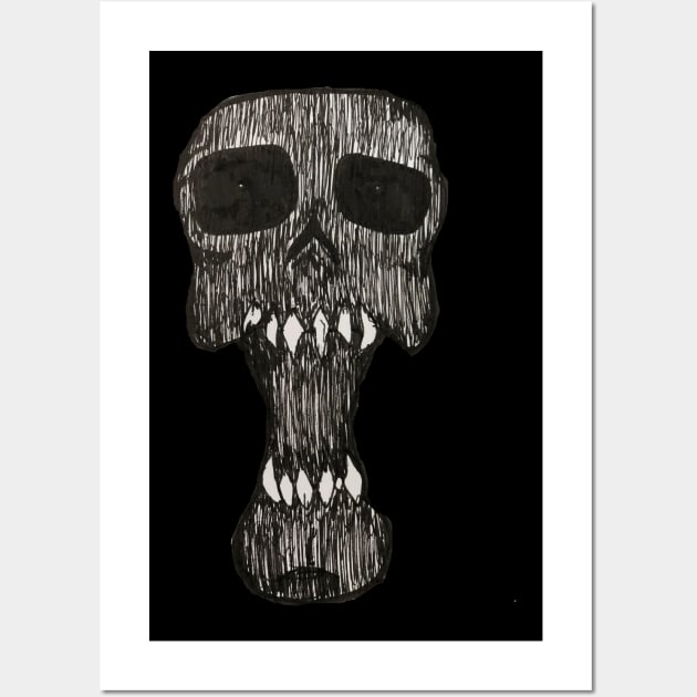 skull scream Wall Art by Force51